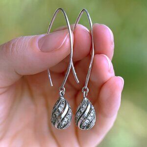 Sterling Silver Drop Earrings